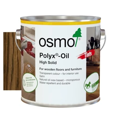 Image of Osmo Polyx® Oil Tints Hard Wax 3073, Terra Satin Finish, 2.5L Durable Wood for Wooden Furniture, Water Resistant Floor Wax, Treatments Ideal Oak, Pine, Spruce, Beech &amp; More