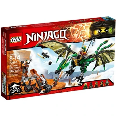 Image of LEGO 70593 Ninjago The Green NRG Dragon Building Set Multi Coloured