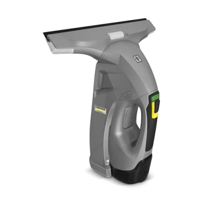 Image of Kärcher 1.633 550.0, WVP 10, Window Vacuum Cleaner, for Streak Free Cleaning of Windows and Smooth Hard Surfaces, Grey