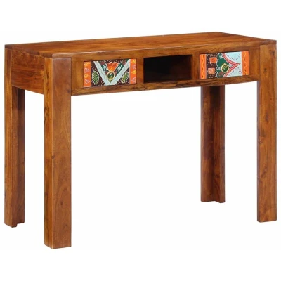 Image of vidaXL Desk 100x50x75 cm Solid Wood Acacia
