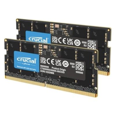 Image of Crucial RAM 96GB Kit (2x48GB) DDR5 5600MHz (or 5200MHz or 4800MHz) Laptop Memory CT2K48G56C46S5
