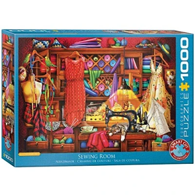 Image of EuroGraphics 6000 5347 Sewing Craft Room Jigsaw Puzzle, Various, 1000