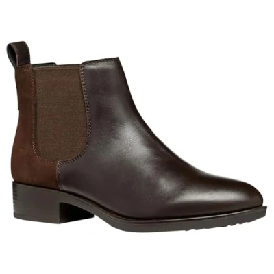 Image of Geox Women&#039;s D Felicity B Ankle Boot, Dk Brown, 3 UK