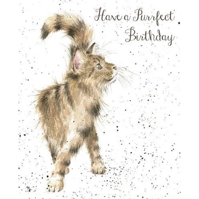 Image of Wrendale Designs &#039;Just Purrrfect&#039; Card