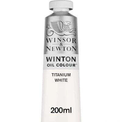 Image of Winsor &amp; Newton Winton 200ml Oil Colour Titanium White,1437644