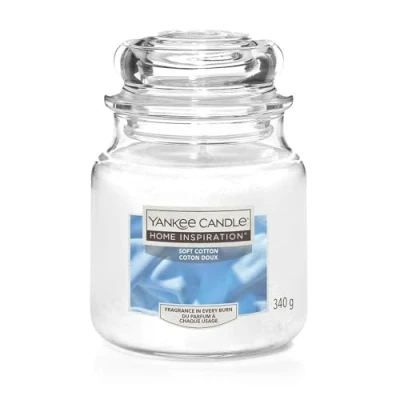 Image of Yankee Candle Home Inspiration Medium Jar Soft Cotton