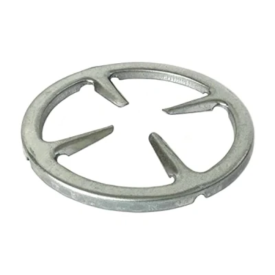 Image of Tredoni 15cm Gas Stovetop/Hob Ring Reducer for Coffee Makers &amp; Small Pots/Pans, Galvanized Steel