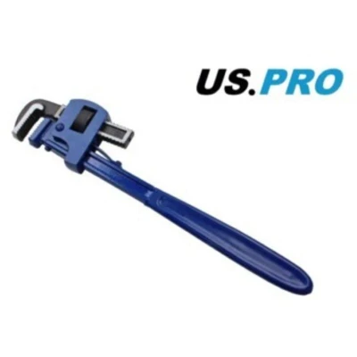 Image of US PRO Tools 18&quot; Pipe Wrench Stilsons Plumbing Water Pump Monkey 7039