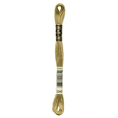 Image of DMC 117MC 3045 Embroidery Floss Cotton Beige 8 Metres