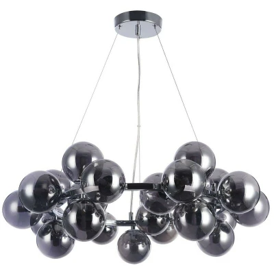 Image of Dallas Ceiling Pendant Lamp Chrome, 25 Light, G9