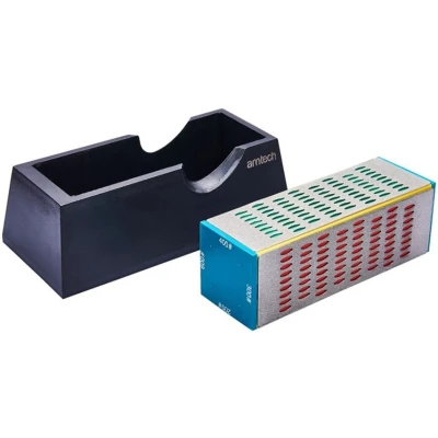 Image of Amtech E2557 4 Sided Diamond Sharpening Block