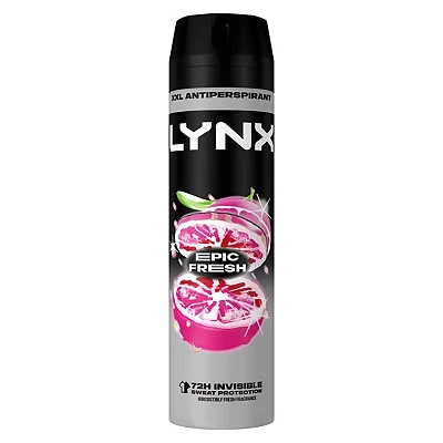 Image of Lynx Men Epic Fresh Antiperspirant Deodorant Aerosol 250ml