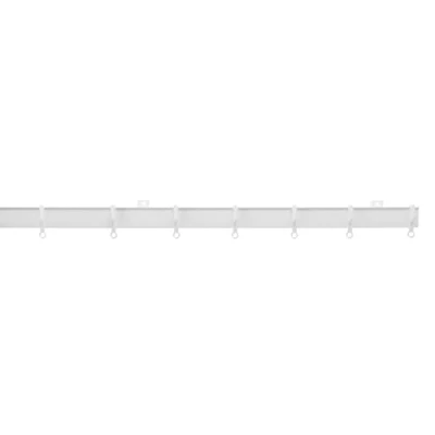 Image of Swish Aluglyde Aluminium track complete with fittings, White (175cm Wide)