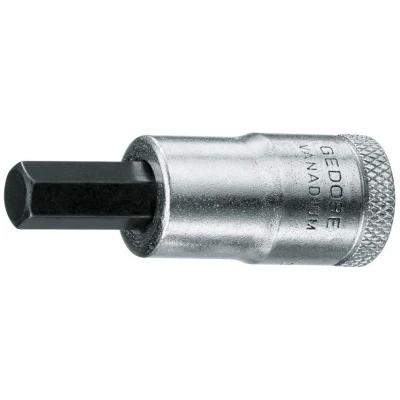 Image of Gedore Screwdriver bit socket 3/8&quot; in hex 5/16&quot;