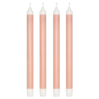 Image of Villa Collection Styles Dia Candles 2.2 x 29 cm Red (Pack of 4)