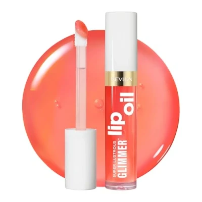Image of Revlon Super Lustrous Glimmer Lip Oil, Miss Coral