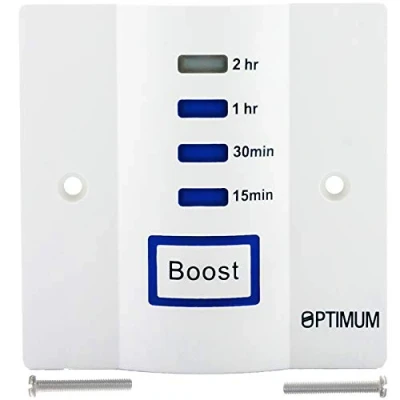 Image of SPARES2GO Energy Saving 15 Minute to 2 Hour Electronic Boost Timer for Immersion/Room Heater