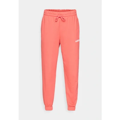 Image of adidas Women&#039;s Essentials Linear French Terry Cuffed Pants, semi Turbo/White, XS