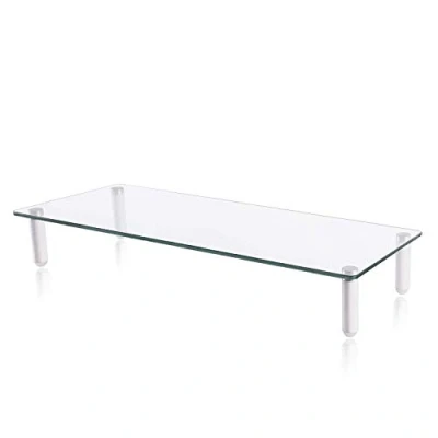 Image of Newstar NSMONITOR10 Transparent Monitor Stand (Clear Acrylic)