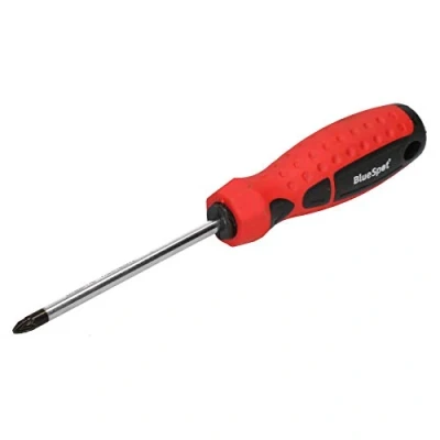 Image of PZ2 x 100mm Pozi Electrical Screwdriver with Magnetic Tip and Rubber Handle