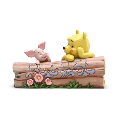 Image of Disney Traditions by Jim Shore Truncated Conversation Pooh and Piglet Figurine