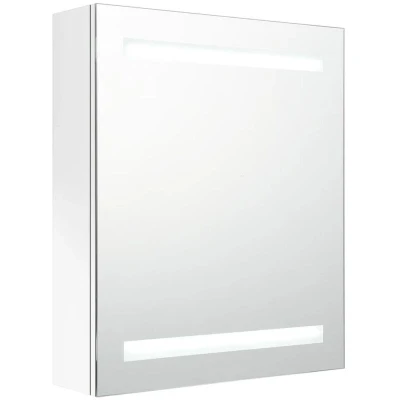 Image of vidaXL LED Bathroom Mirror Cabinet Shining White 50x14x60 cm