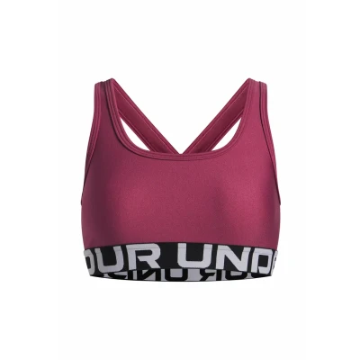 Image of Under Armour G Crossback Bra Fuchsia Dusk / White YLG