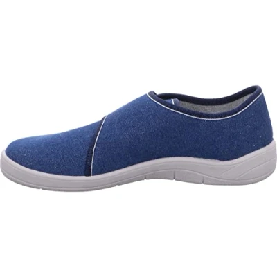 Image of Fischer Men&#039;s Tim Low Slippers, Blue Denim 501, 7.5 UK