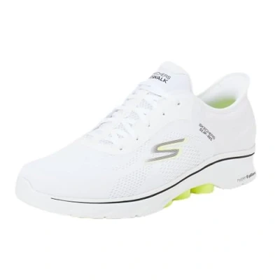 Image of Skechers Men&#039;s GO Walk 7 Sneaker, White, 7.5 UK