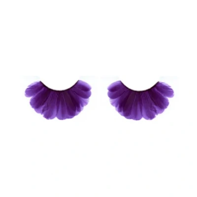 Image of Stargazer Feather Eye Lashes style 47, synthetic lash pair includes glue.