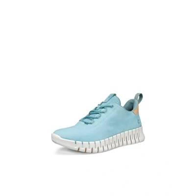 Image of ECCO Women&#039;s Gruuv Sneaker, Aquatic/Powder Nubuck, 8/8.5 UK