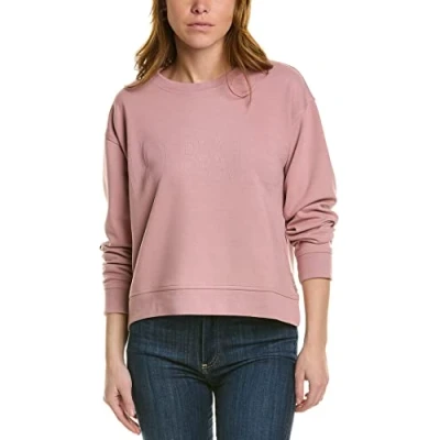 Image of Ted Baker London Womens Ladies Girls Lorito Branded Sweatshirt in Dusky Pink Size 3 Medium UK 12