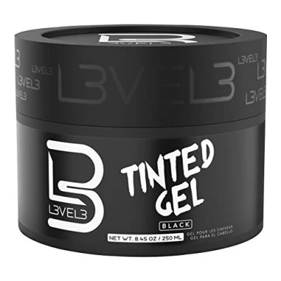 Image of Tinted Gel Black by L3VEL3 for Men 8.45 oz
