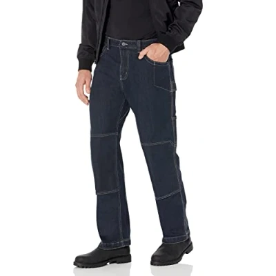 Image of Dickies Men&#039;s Duratech Renegade Denim Jeans Work Utility Pants, Gray, 34 38