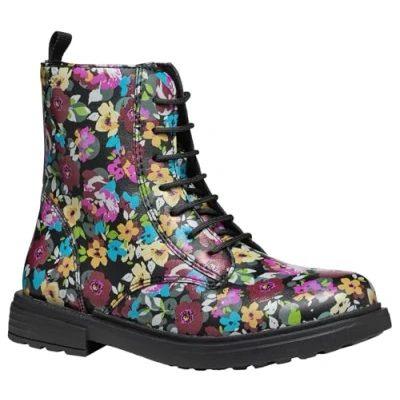 Image of Geox J Eclair Girl D Ankle Boot, Black Multicolor, 10 UK Child