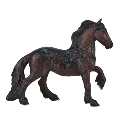 Image of MOJO Friesian Mare Horse Farm Animal Model Toy Figure