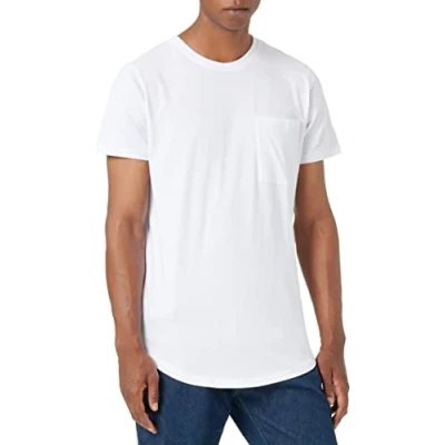 Image of Jack &amp; Jones Jjenoa Pocket TEE CREW NECK Basic Tshirt, Men&#039;s, Size: Medium, White