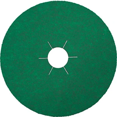 Image of Klingspor FS966 Fibre Discs Multibond Ceram 180x22mm Grain 60 Starhole (Pack of 25)