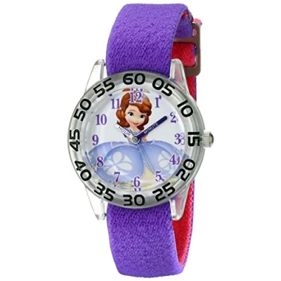 Image of Disney Kids&#039; W001958 Sofia Analog Display Quartz Purple Watch