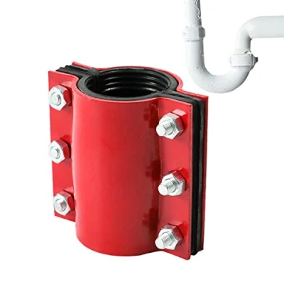Image of Rianpesn Water Hose Repair Clamp,Steel Clamp Pipe Easy to Install Sturdy for Various Pipes, Stop Leaks Quickly