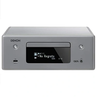 Image of Denon CEOL N10 Audio Receiver with CD Player, HiFi Amplifier for TV Sound, Bluetooth, 2x Optical Input, Google Assistant / Siri Alexa Compatible, Music Streaming, HEOS Multiroom Color