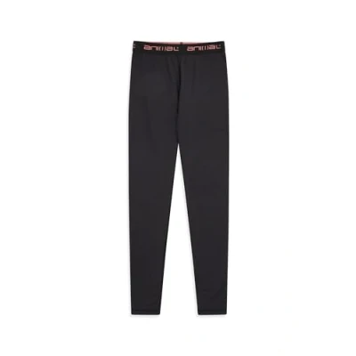 Image of Animal Piste Womens Base Layer Leggings Lightweight &amp; Stretchy Pants in Recycled Fabric Winter Skiing, Sports, Walking Jet Black Women&#039;s Size 20