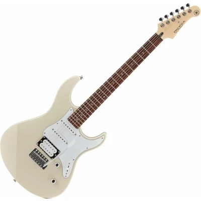 Image of Yamaha Pacifica 112V electric guitar for beginners and advanced players, with 2 online lessons a Music School teacher, in Vintage White
