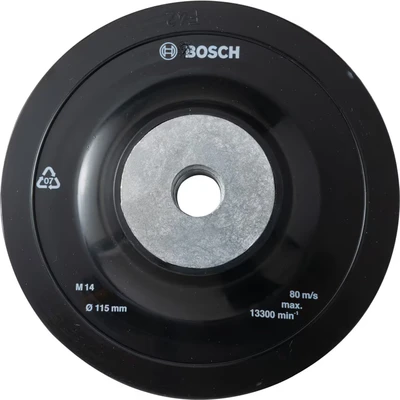 Image of Bosch Rubber Backing Pad for Angle Grinders 115mm M14 (2608601005)
