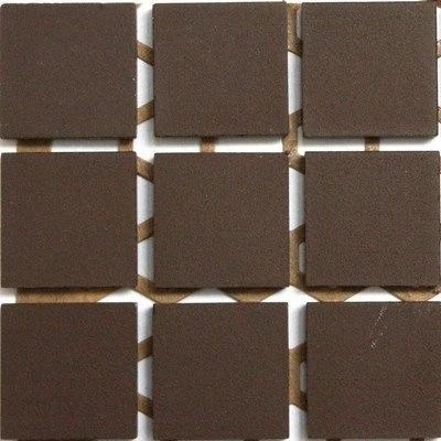 Image of 20mm Unglazed Porcelain Mosaic Tiles Brown