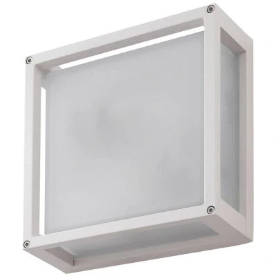 Image of Lucande outdoor wall lamp Aurelien, white, sensor, 25 x cm