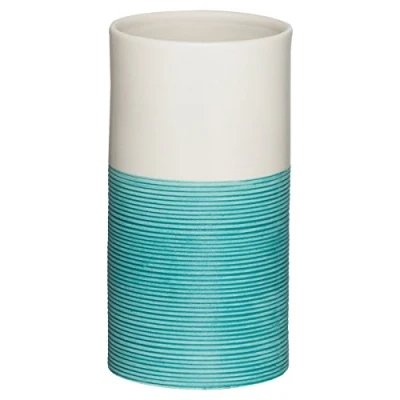Image of Sealskin Doppio Tumbler, Porcelain, Aqua, 6.9 x 12.6 cm