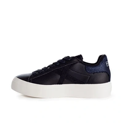 Image of Munich Women&#039;s Rete Sky Sneaker, Black/White, 4 UK