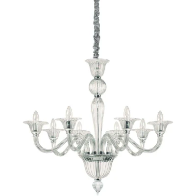 Image of Brigitta 8 Light Pendant Trasparent, E14