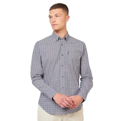 Image of Ben Sherman Mens Mini Mod Check Shirt (Red) XL